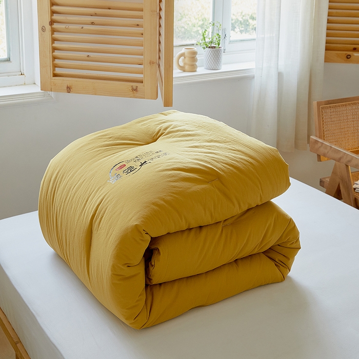 VIP被业 2025新款里外新疆棉原棉被子被芯 温柔黄