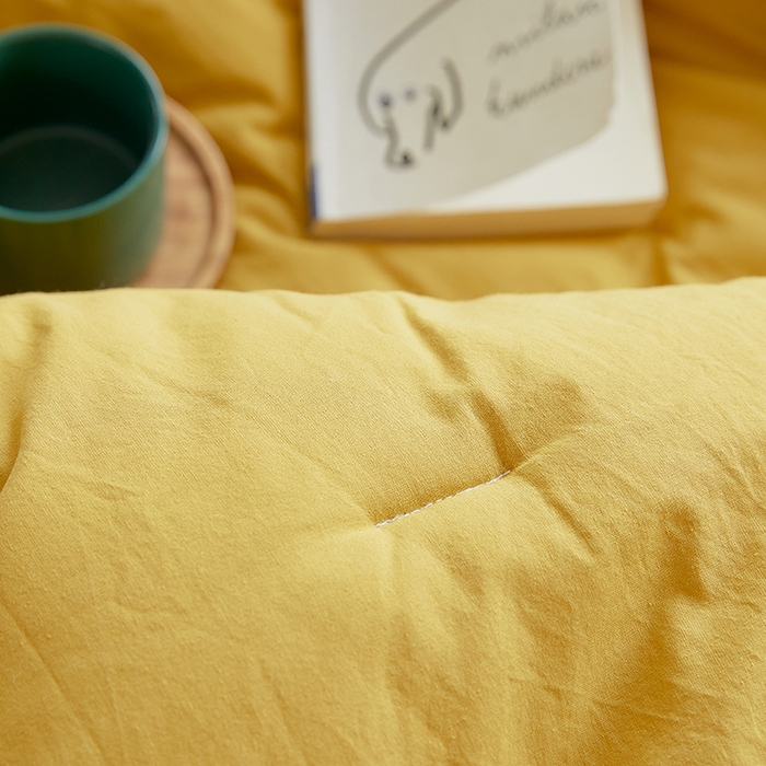 91家纺网 家纺一手货源 找家纺 VIP被业 2025新款里外新疆棉原棉被子被芯 温柔黄