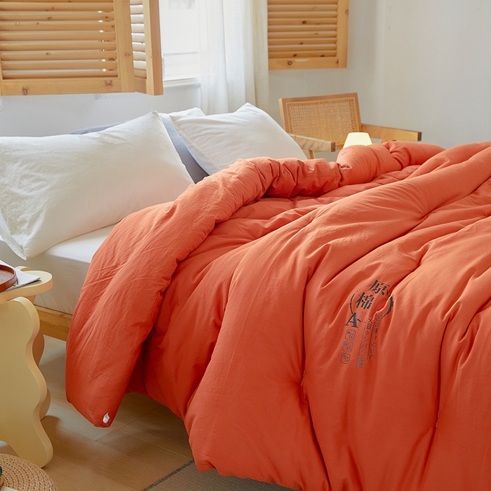 91家纺网 家纺一手货源 找家纺 VIP被业 2025新款里外新疆棉原棉被子被芯 喜庆红