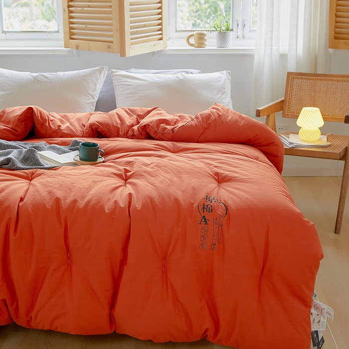 91家纺网 家纺一手货源 找家纺 VIP被业 2025新款里外新疆棉原棉被子被芯 喜庆红