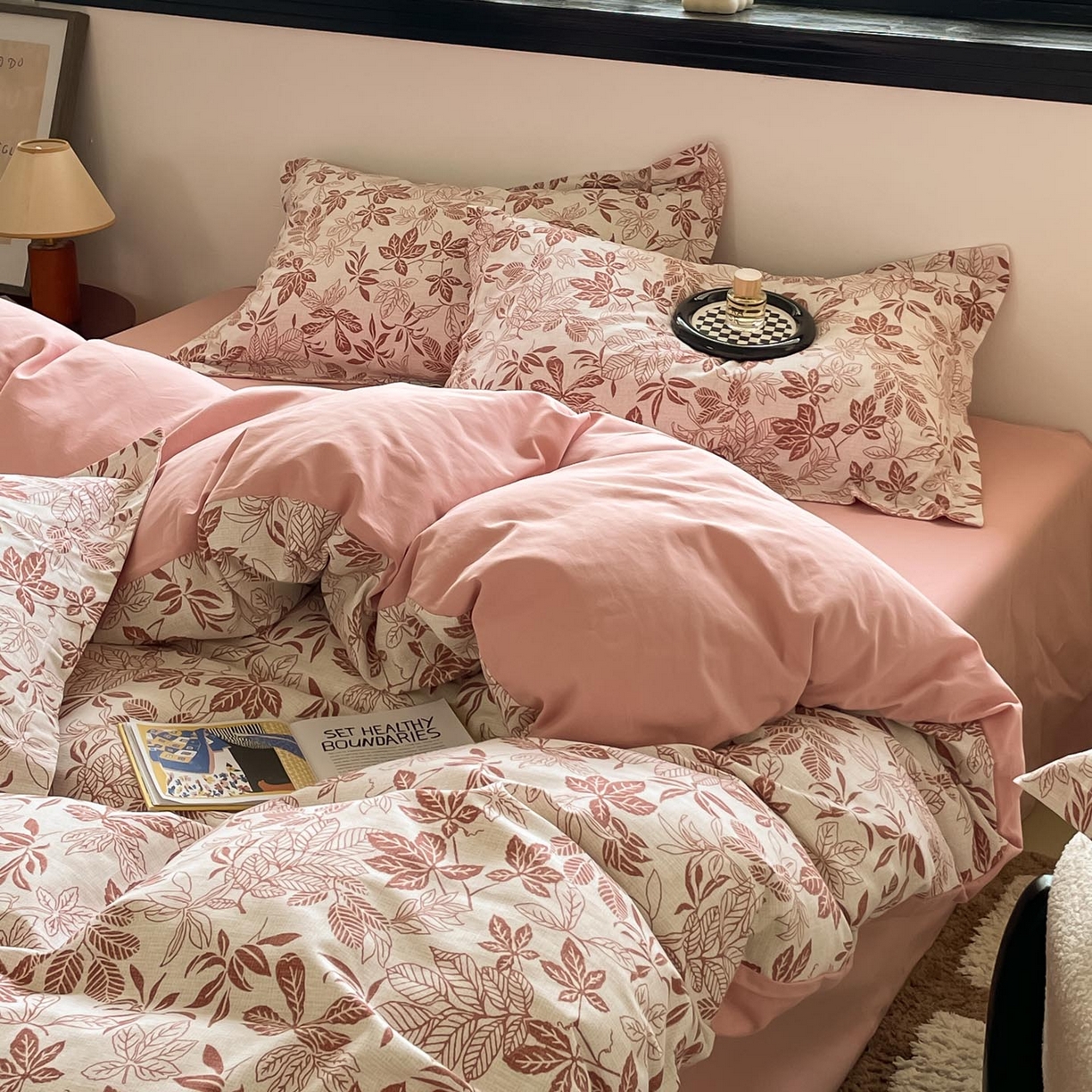 91家纺网 家纺一手货源 找家纺 （总）涵宸家纺 2025新款加厚全棉磨毛印花四件套--罗马系列 场景一