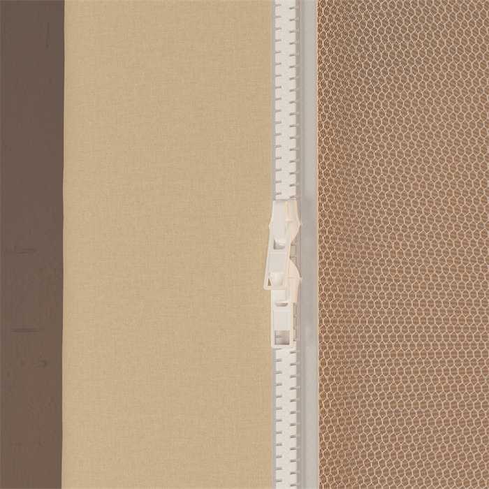 91家纺网 家纺一手货源 找家纺 佳梦家纺 2025新款烫画强遮光学生坐床蚊帐 七仔-米色