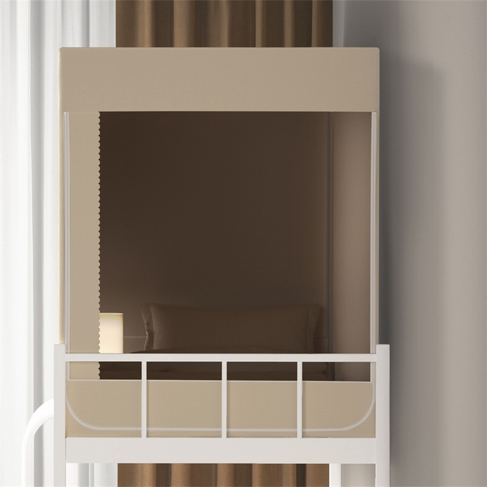 91家纺网 家纺一手货源 找家纺 （总）佳梦家纺 2025新款素色遮光学生坐床蚊帐