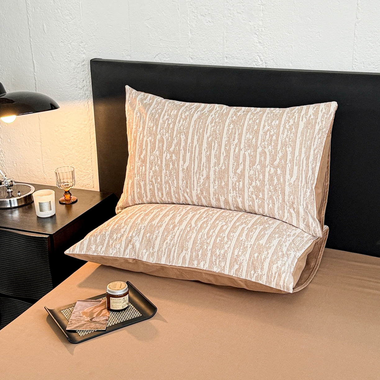 91家纺网 家纺一手货源 找家纺 （总）眠博士 2025新款全棉提花磨毛单枕套