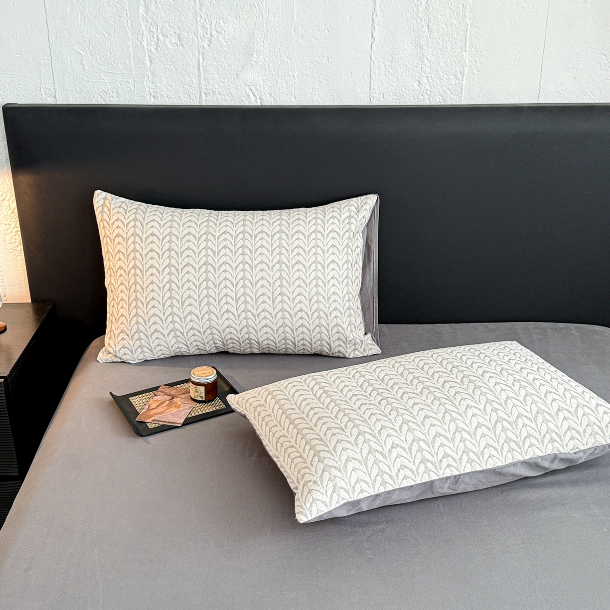 91家纺网 家纺一手货源 找家纺 （总）眠博士 2025新款全棉提花磨毛单枕套