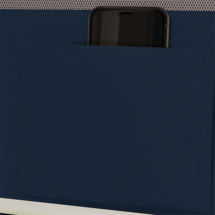 91家纺网 家纺一手货源 找家纺 佳梦家纺 2025新款素色遮光学生坐床蚊帐 丈青色