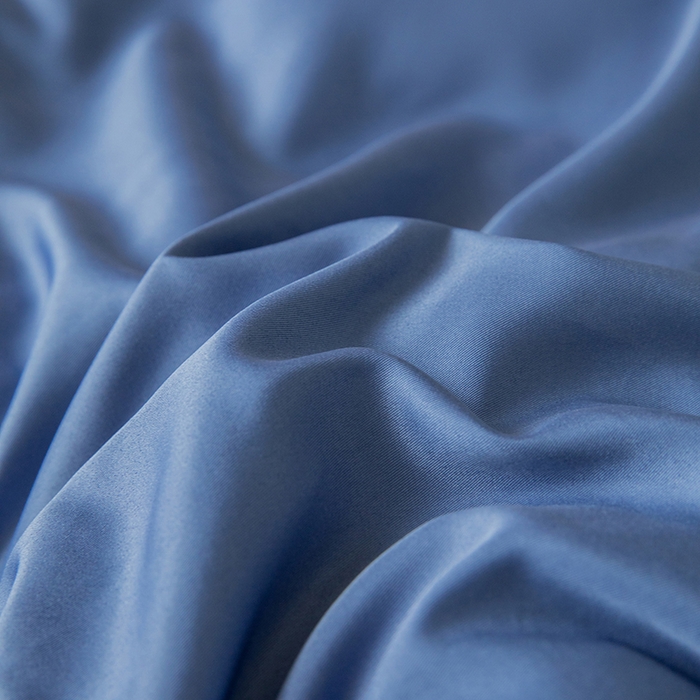 91家纺网 家纺一手货源 找家纺 VIP被业 2025新款简约无味纯色羊毛被冬被被子被芯 蓝色