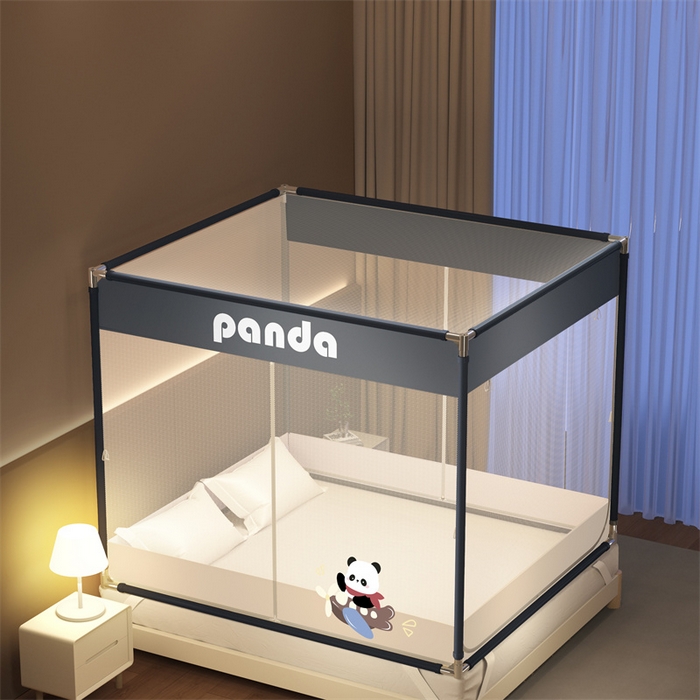 91家纺网 家纺一手货源 找家纺 佳梦家纺 2025新款防摔坐床蚊帐-T门烫画系列 飞天福宝