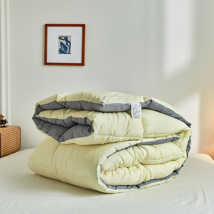 VIP被业 2025新款外贸冬被被子被芯（可定做）跨境电商 黄灰