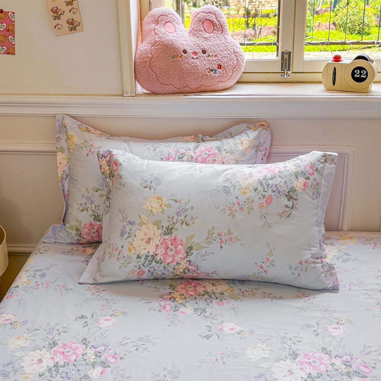 91家纺网 家纺一手货源 找家纺 （总）花梦欣 2025新款全棉纯棉印花单品系列-多规格枕套单品枕套枕套单件