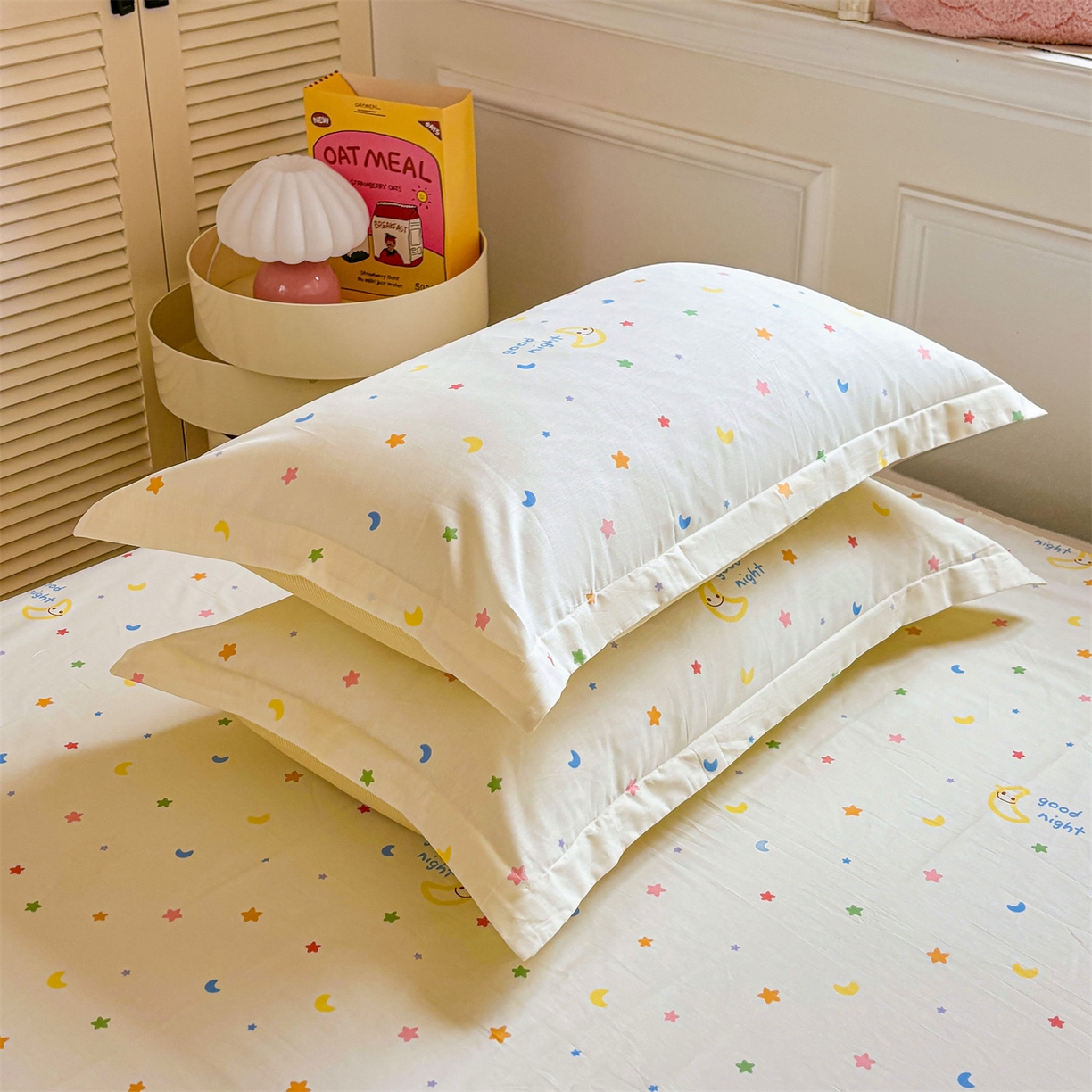 91家纺网 家纺一手货源 找家纺 （总）花梦欣 2025新款全棉纯棉印花单品系列-多规格枕套单品枕套枕套单件