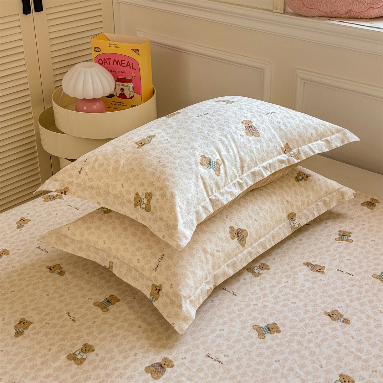 91家纺网 家纺一手货源 找家纺 （总）花梦欣 2025新款全棉纯棉印花单品系列-多规格枕套单品枕套枕套单件