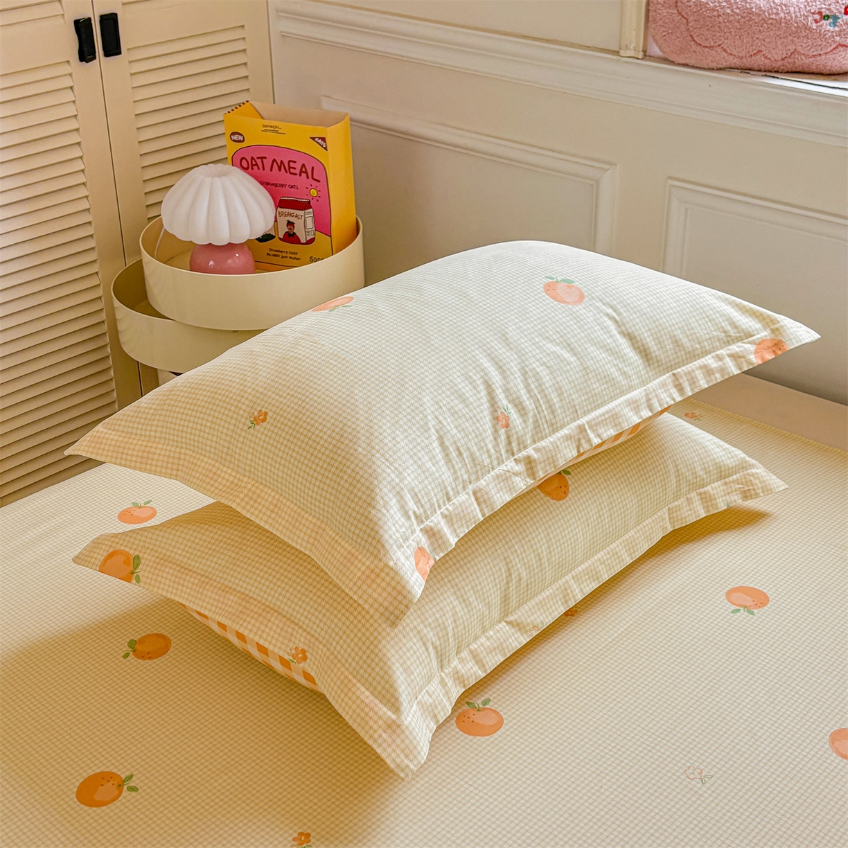 91家纺网 家纺一手货源 找家纺 （总）花梦欣 2025新款全棉纯棉印花单品系列-多规格枕套单品枕套枕套单件