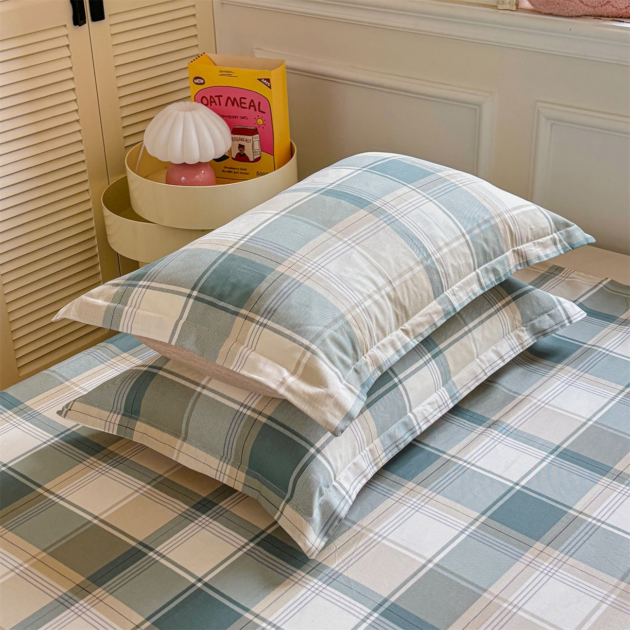 91家纺网 家纺一手货源 找家纺 （总）花梦欣 2025新款全棉纯棉印花单品系列-多规格枕套单品枕套枕套单件