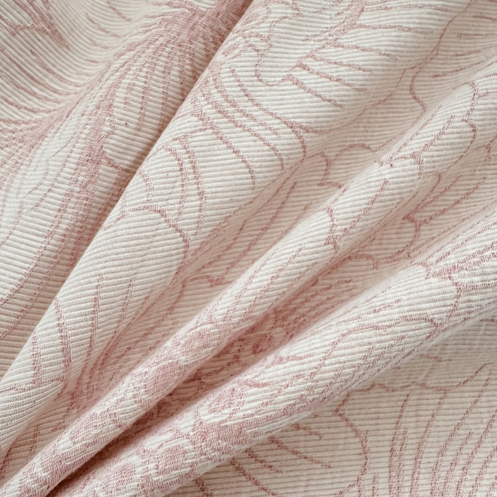 91家纺网 家纺一手货源 找家纺 眠博士 2025新款全棉提花磨毛单枕套 提花磨毛枕套-繁花粉