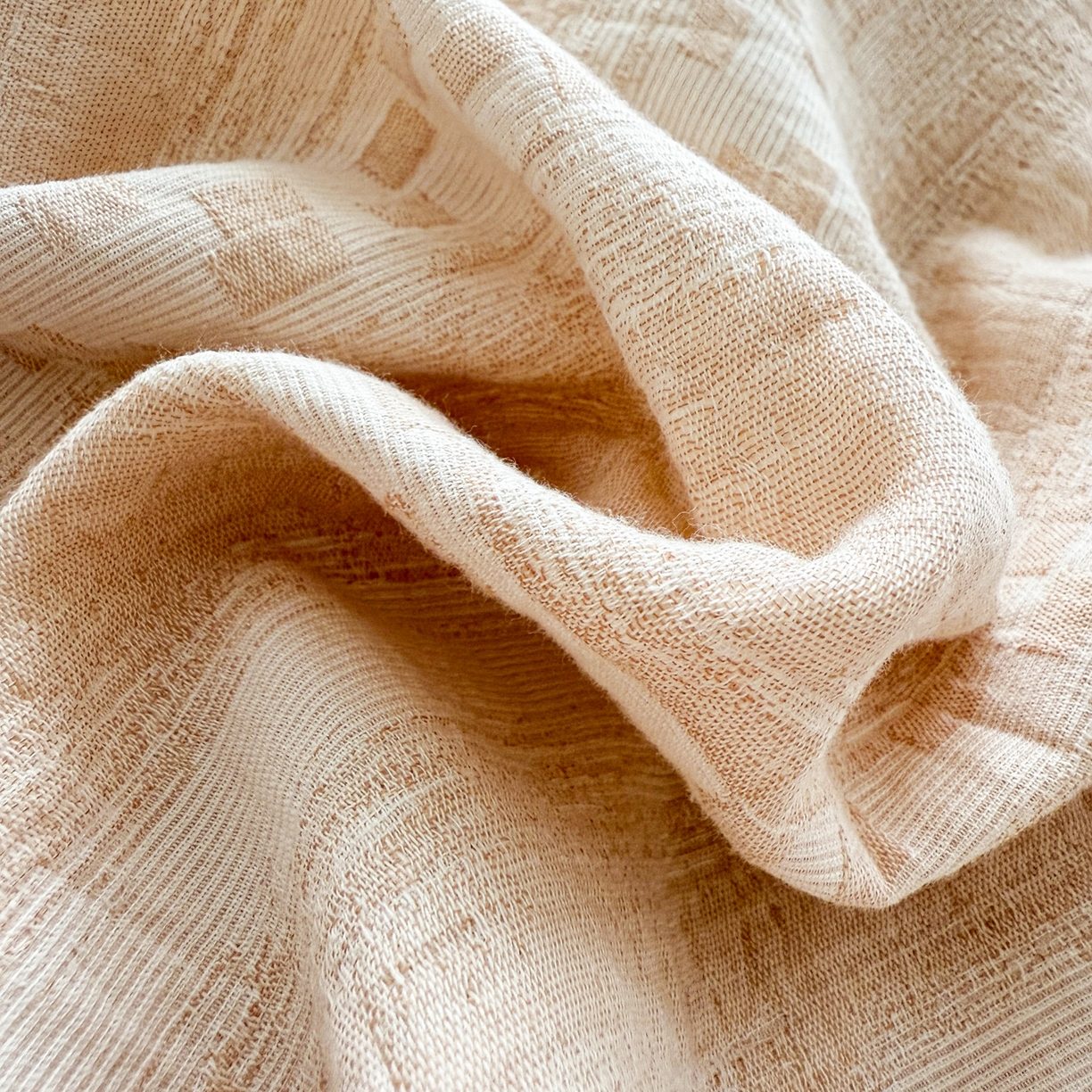 91家纺网 家纺一手货源 找家纺 眠博士 2025新款全棉提花磨毛单枕套 提花磨毛枕套-梦雨杏