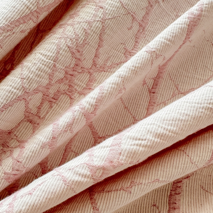 91家纺网 家纺一手货源 找家纺 眠博士 2025新款全棉提花磨毛单枕套 提花磨毛枕套-飒姿粉