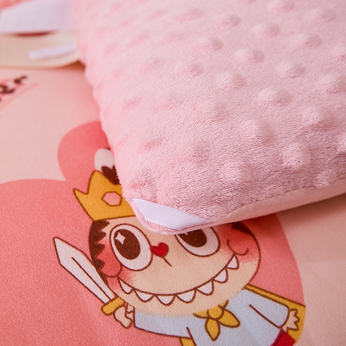 91家纺网 家纺一手货源 找家纺 天瑜家纺 2025新款针织棉豆豆绒大豆被冬被被子被芯 拉布粉