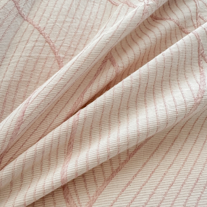 91家纺网 家纺一手货源 找家纺 眠博士 2025新款全棉提花磨毛单枕套 提花磨毛枕套-雾切粉