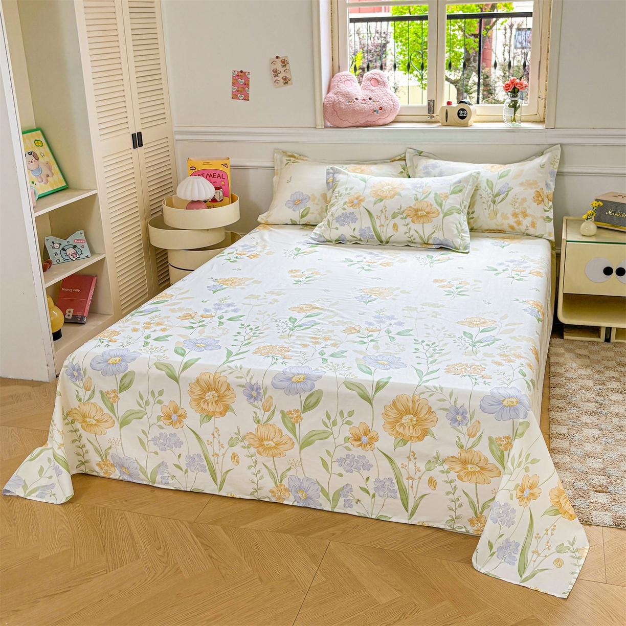 91家纺网 家纺一手货源 找家纺 花梦欣 2025新款全棉纯棉印花单品系列-多规格枕套单品枕套枕套单件 灯火阑珊