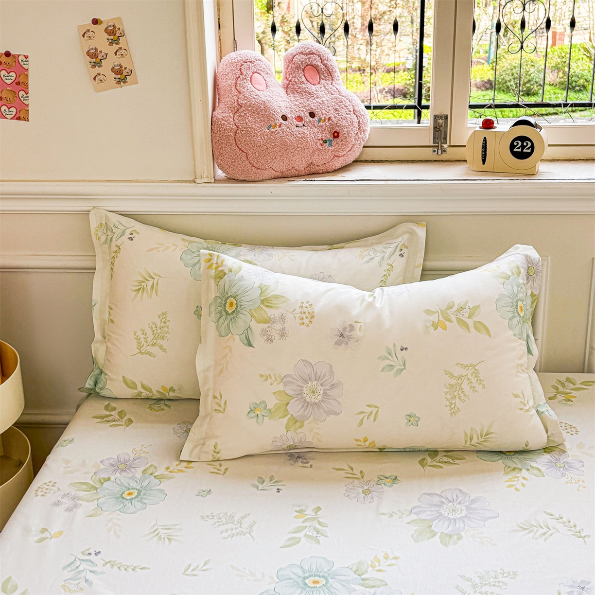 91家纺网 家纺一手货源 找家纺 花梦欣 2025新款全棉纯棉印花单品系列-多规格枕套单品枕套枕套单件 蝶舞恋曲