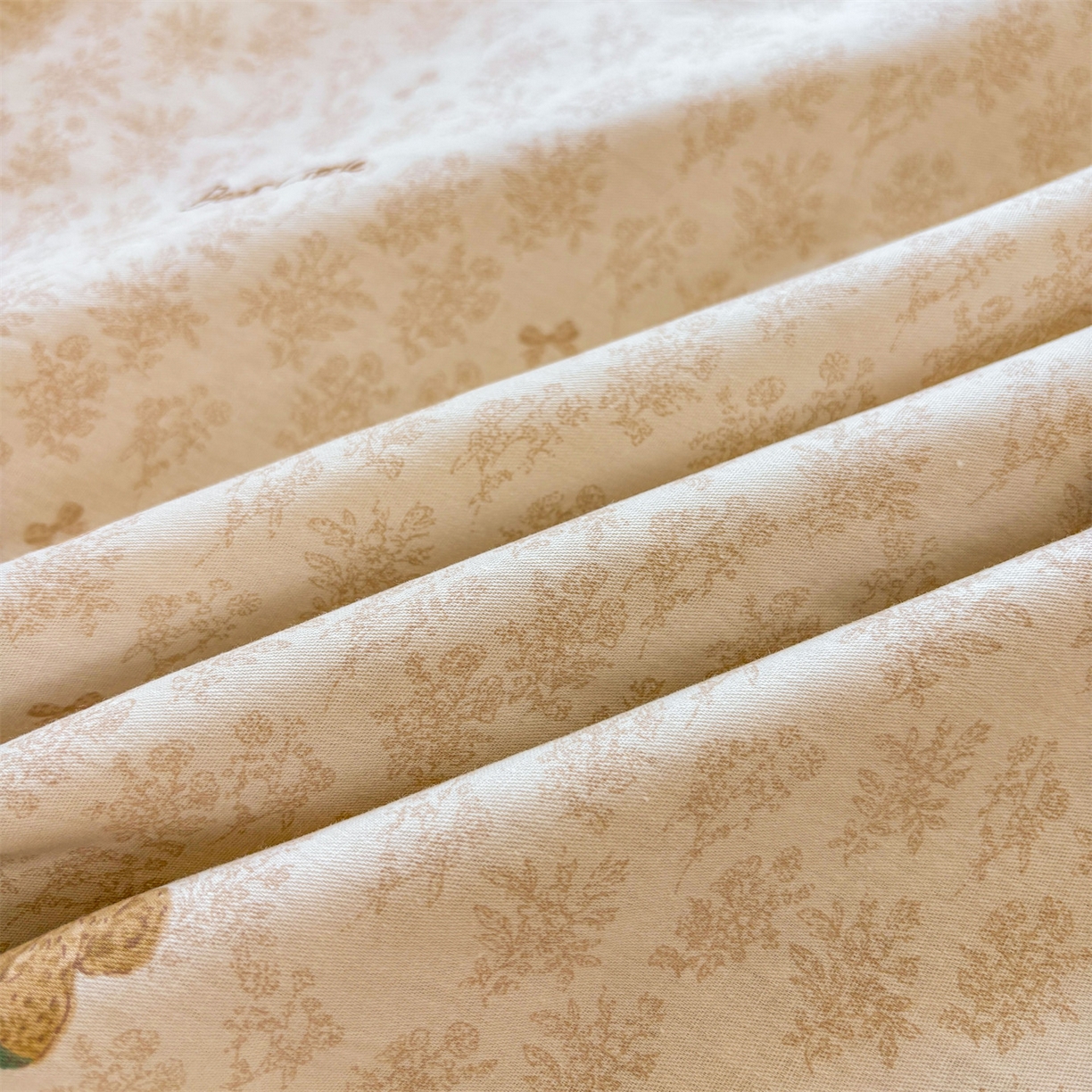 91家纺网 家纺一手货源 找家纺 花梦欣 2025新款全棉纯棉印花单品系列-多规格枕套单品枕套枕套单件 果酱电台