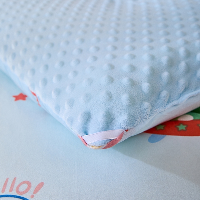 91家纺网 家纺一手货源 找家纺 天瑜家纺 2025新款针织棉豆豆绒大豆被冬被被子被芯 太空恐龙蓝