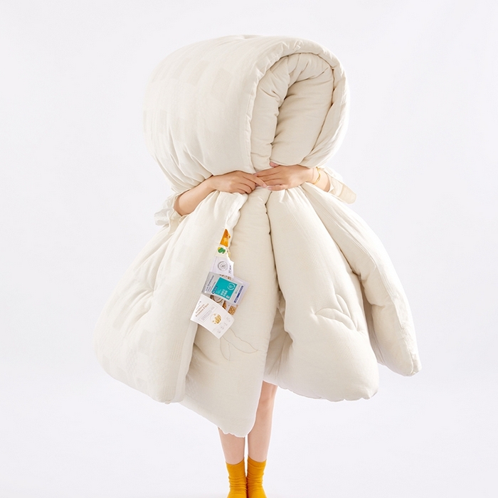 91家纺网 家纺一手货源 找家纺 （总）VIP被业 2025新款华夫格全棉纯棉大豆被被子被芯