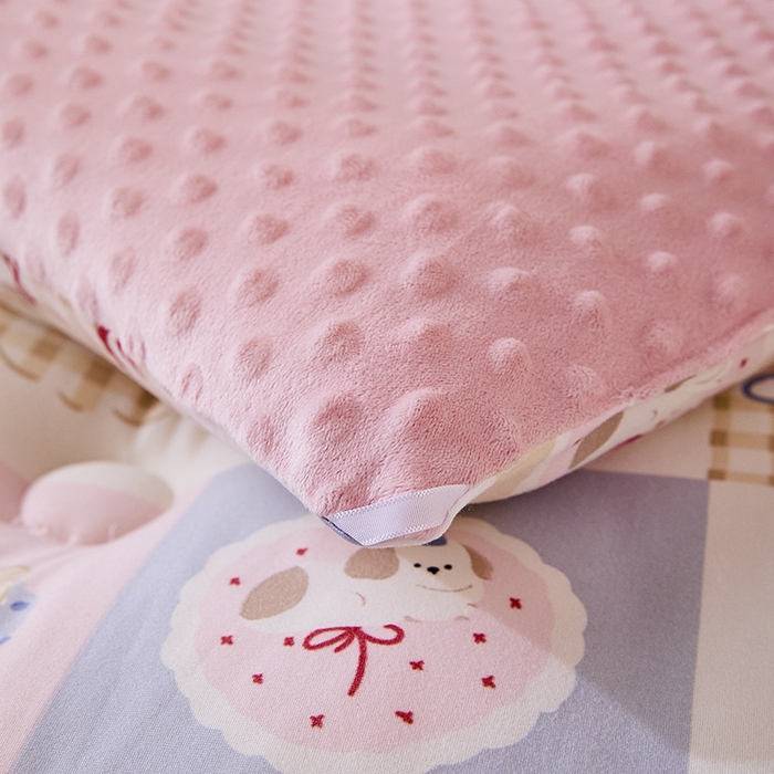 91家纺网 家纺一手货源 找家纺 天瑜家纺 2025新款针织棉豆豆绒大豆被冬被被子被芯 甜心宝贝