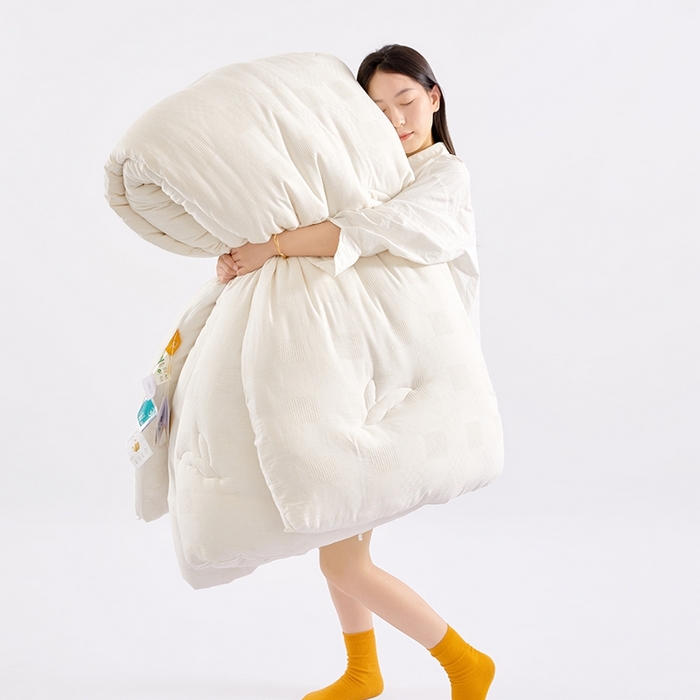 91家纺网 家纺一手货源 找家纺 （总）VIP被业 2025新款华夫格全棉纯棉大豆被被子被芯