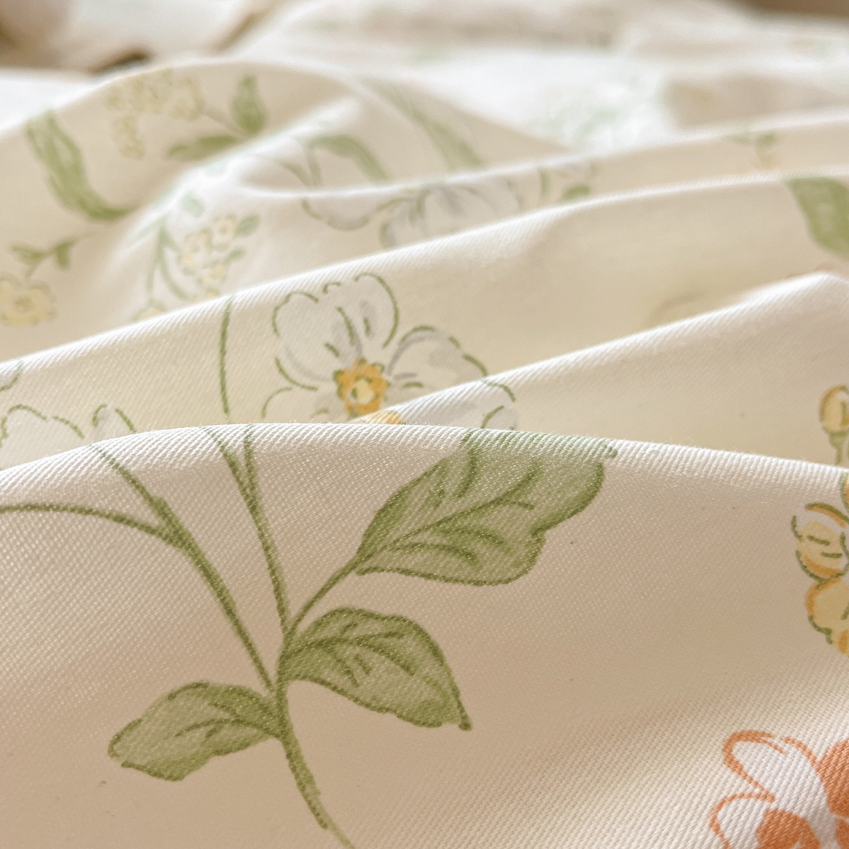 91家纺网 家纺一手货源 找家纺 花梦欣 2025新款全棉纯棉印花单品系列-多规格枕套单品枕套枕套单件 暖樱之舞