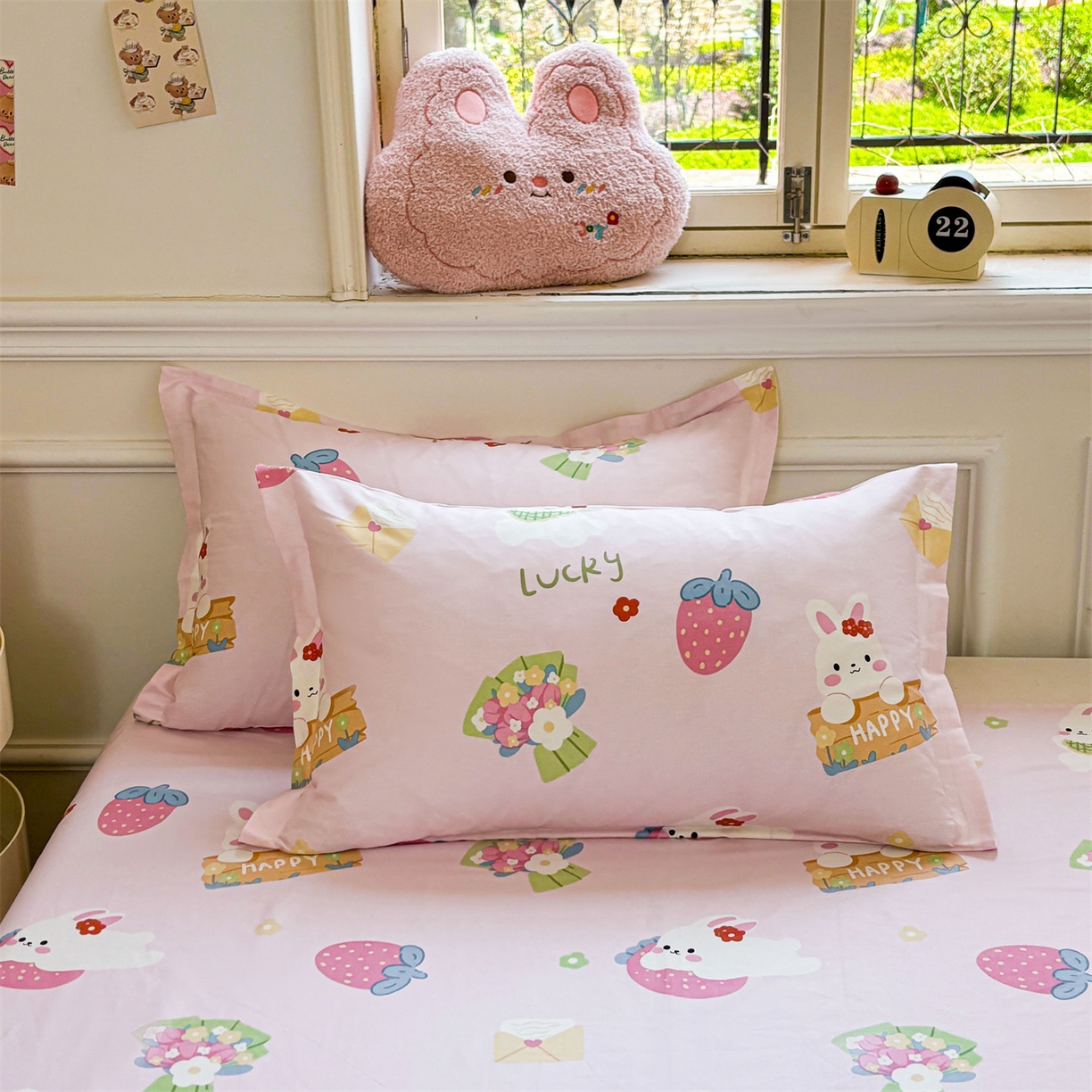 91家纺网 家纺一手货源 找家纺 花梦欣 2025新款全棉纯棉印花单品系列-多规格枕套单品枕套枕套单件 奇趣欢乐园