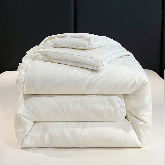 91家纺网 家纺一手货源 找家纺 （总）VIP被业 2025新款简约60S全棉纯棉提花立体大豆子母被被子被芯