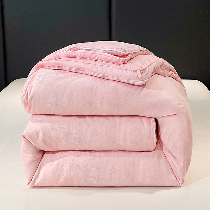 91家纺网 家纺一手货源 找家纺 （总）VIP被业 2025新款简约60S全棉纯棉提花立体大豆子母被被子被芯