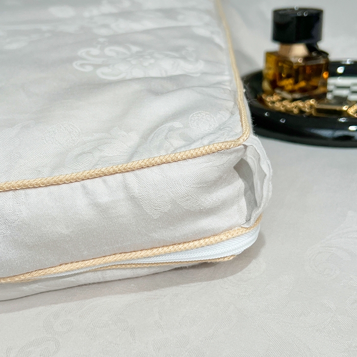 91家纺网 家纺一手货源 找家纺 VIP被业 2025新款简约60S全棉纯棉提花立体大豆子母被被子被芯 灰色