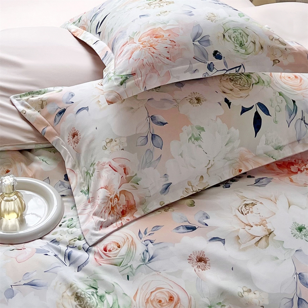 91家纺网 家纺一手货源 找家纺 佳宇轩 2025新款活性数码印花单人三件套双人四件套 前程似锦