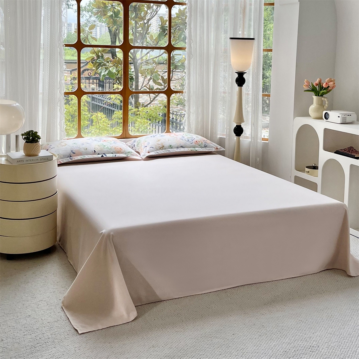 91家纺网 家纺一手货源 找家纺 佳宇轩 2025新款活性数码印花单人三件套双人四件套 前程似锦