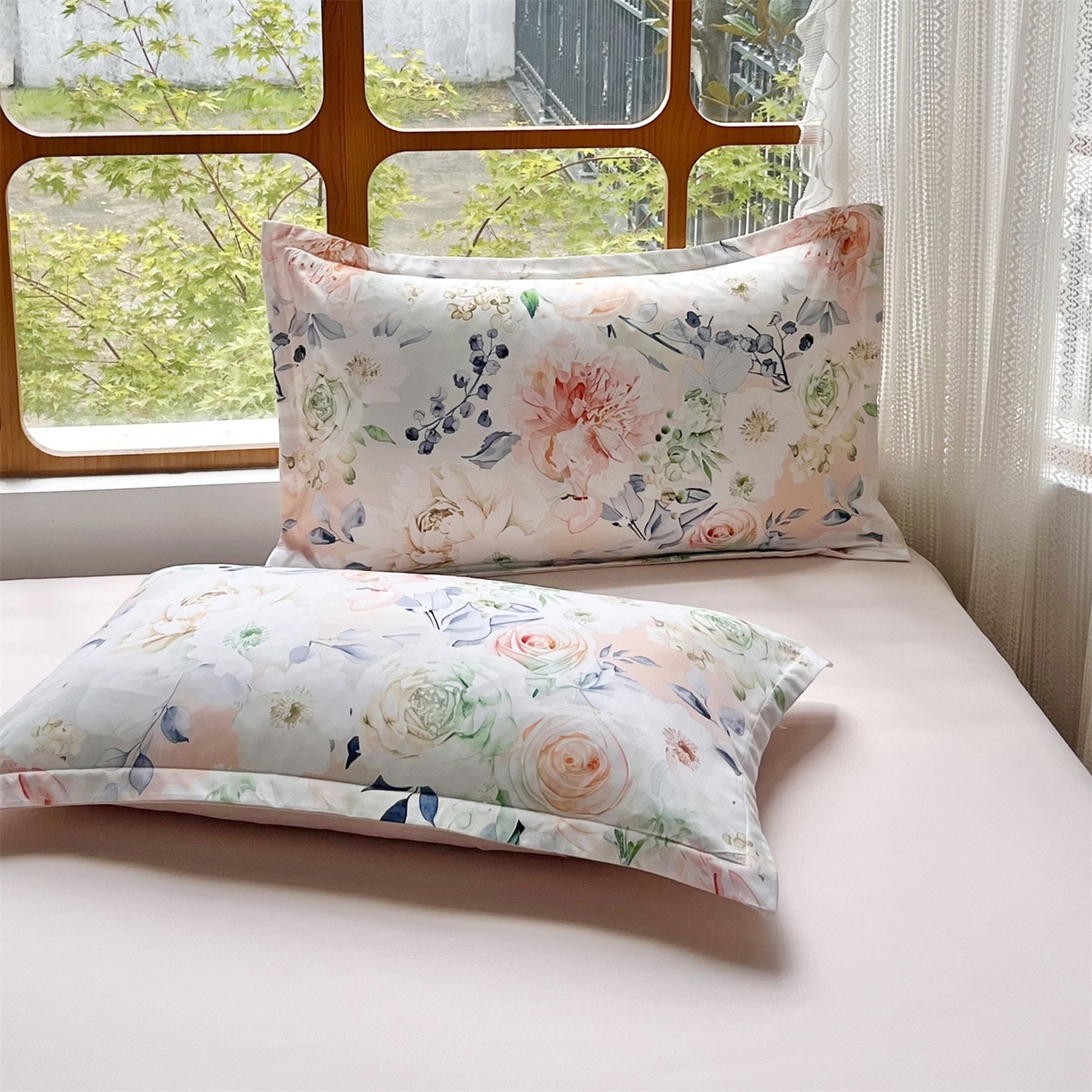 91家纺网 家纺一手货源 找家纺 佳宇轩 2025新款活性数码印花单人三件套双人四件套 前程似锦