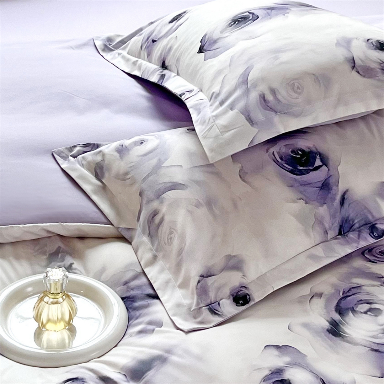 91家纺网 家纺一手货源 找家纺 佳宇轩 2025新款活性数码印花单人三件套双人四件套 空谷幽兰