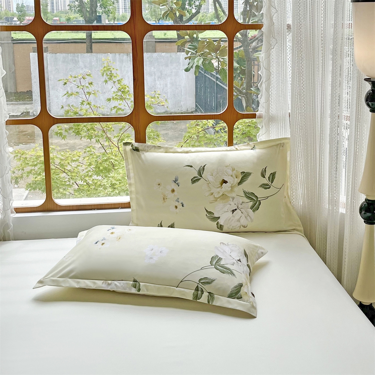 91家纺网 家纺一手货源 找家纺 佳宇轩 2025新款活性数码印花单人三件套双人四件套 春色满园