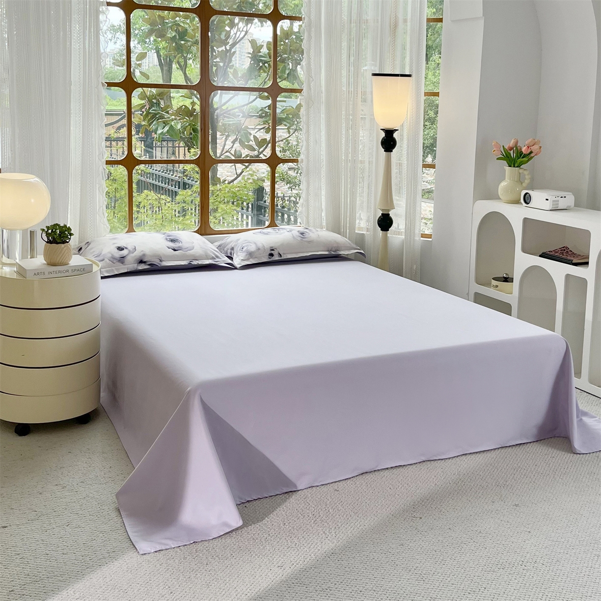 91家纺网 家纺一手货源 找家纺 佳宇轩 2025新款活性数码印花单人三件套双人四件套 空谷幽兰