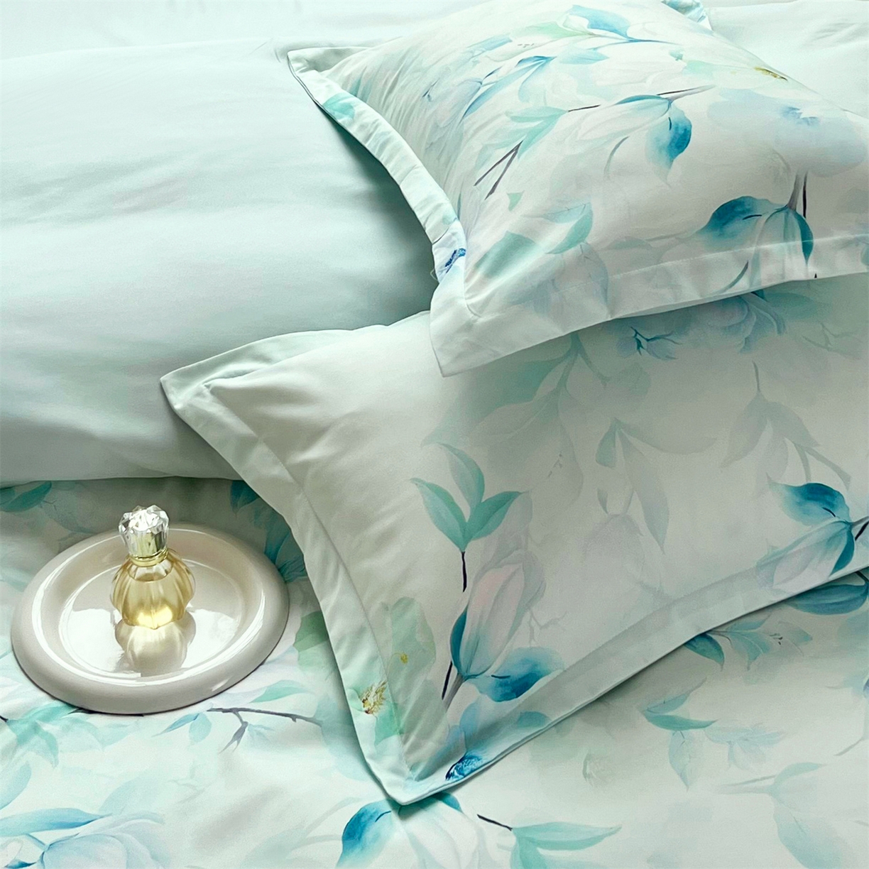 91家纺网 家纺一手货源 找家纺 佳宇轩 2025新款活性数码印花单人三件套双人四件套 一路生花