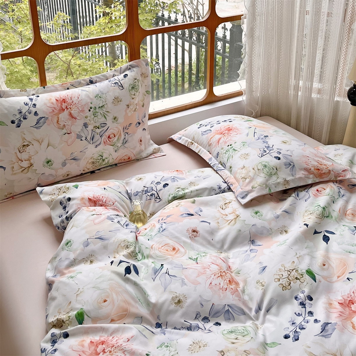 91家纺网 家纺一手货源 找家纺 佳宇轩 2025新款活性数码印花单人三件套双人四件套 前程似锦