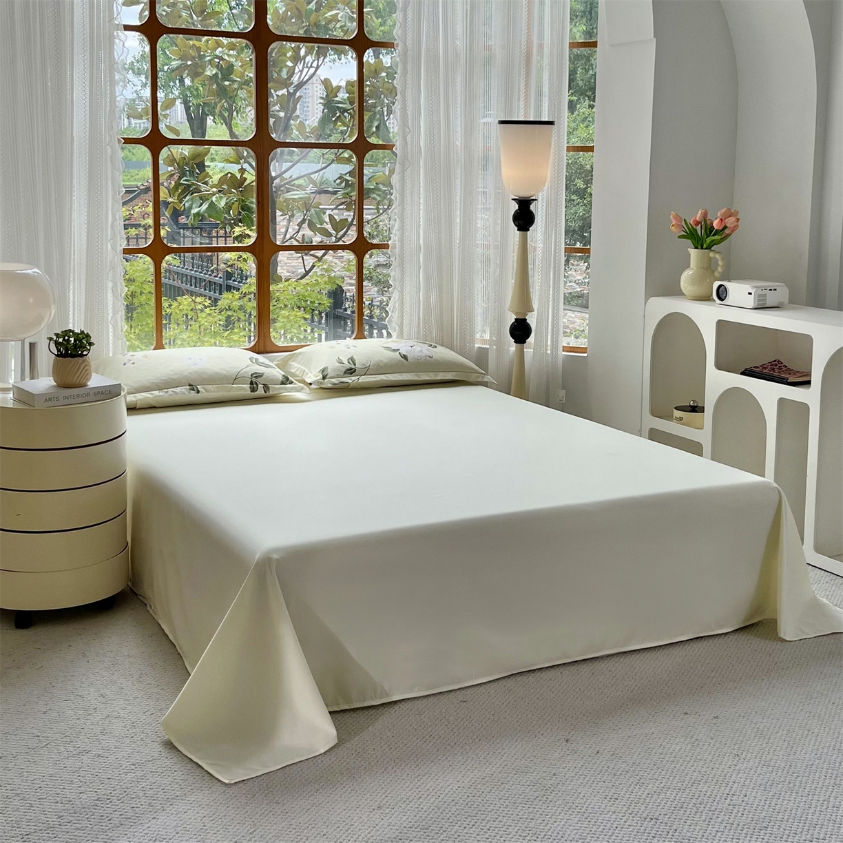 91家纺网 家纺一手货源 找家纺 佳宇轩 2025新款活性数码印花单人三件套双人四件套 春色满园