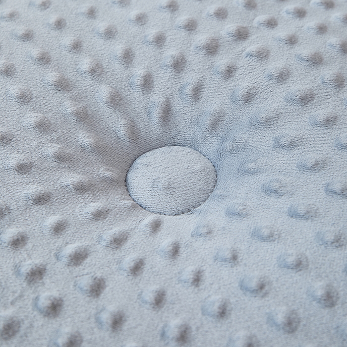 91家纺网 家纺一手货源 找家纺 天瑜家纺 2025新款针织棉豆豆绒大豆被冬被被子被芯 贴布熊猫灰