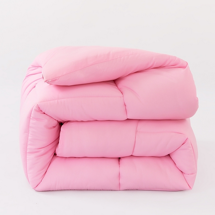 91家纺网 家纺一手货源 找家纺 （总）VIP被业 2025新款简约纯色磨毛压被冬被被子被芯