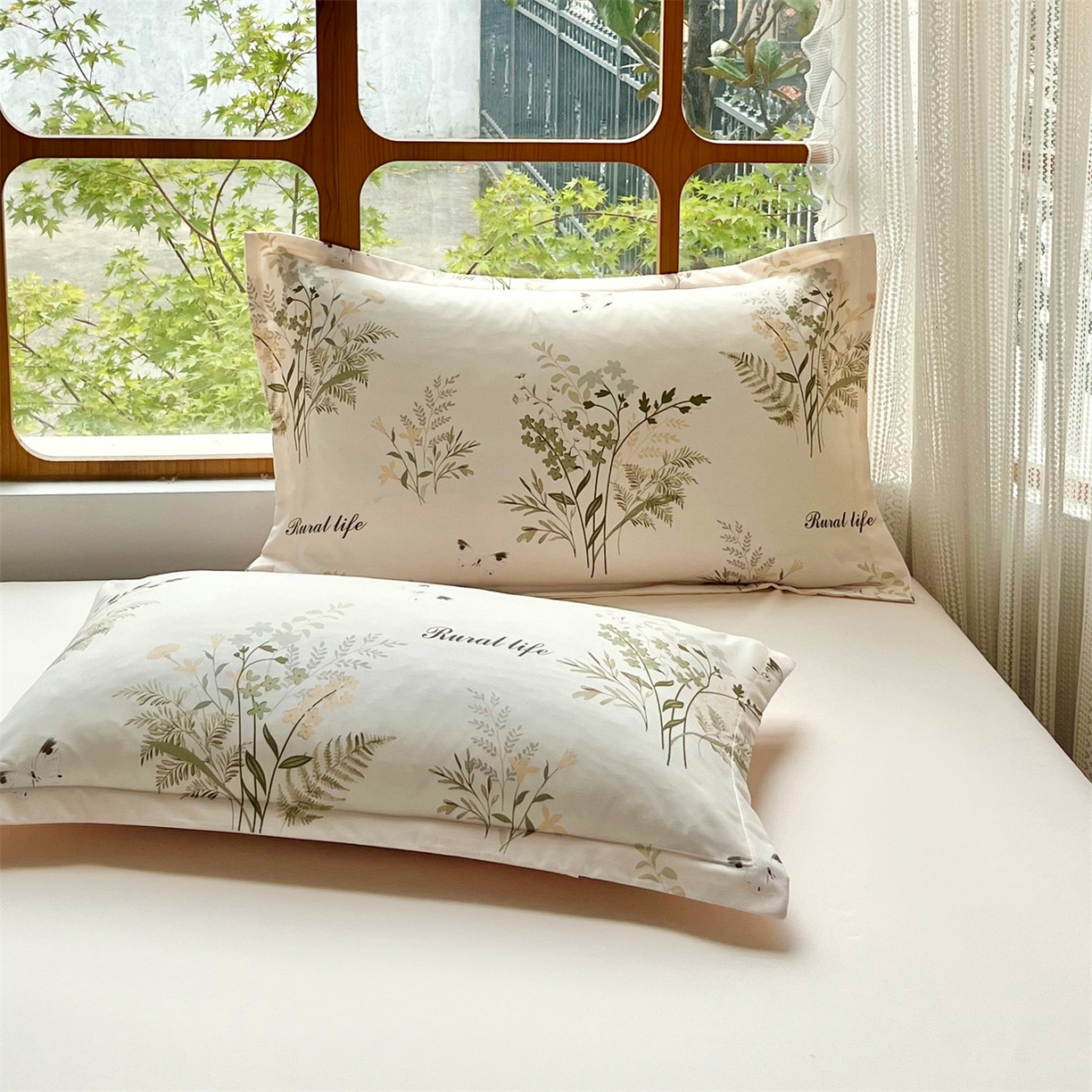 91家纺网 家纺一手货源 找家纺 佳宇轩 2025新款活性数码印花单人三件套双人四件套 忘忧草