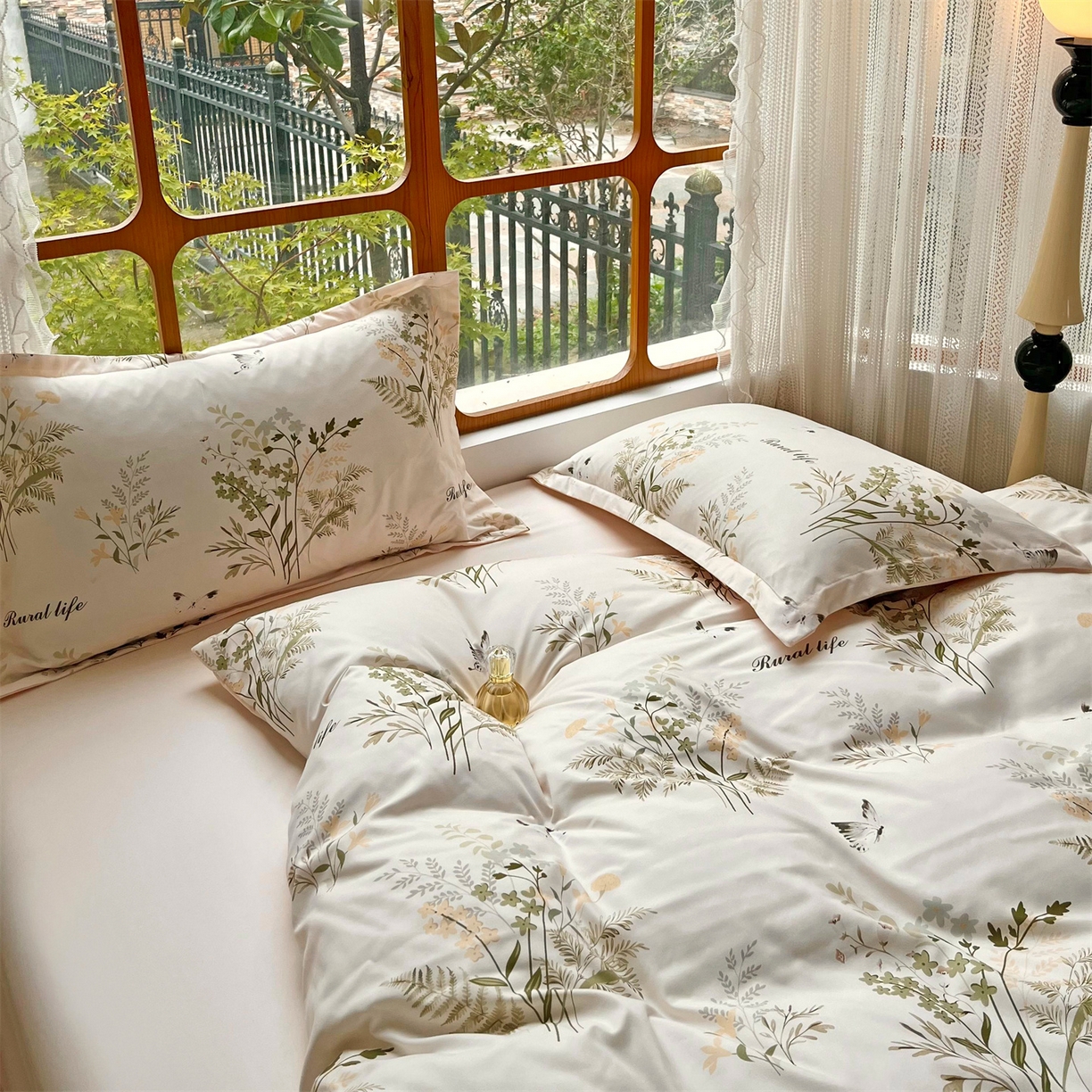 91家纺网 家纺一手货源 找家纺 佳宇轩 2025新款活性数码印花单人三件套双人四件套 忘忧草