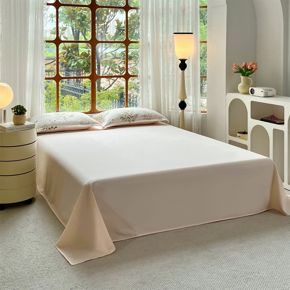 91家纺网 家纺一手货源 找家纺 佳宇轩 2025新款活性数码印花单人三件套双人四件套 忘忧草