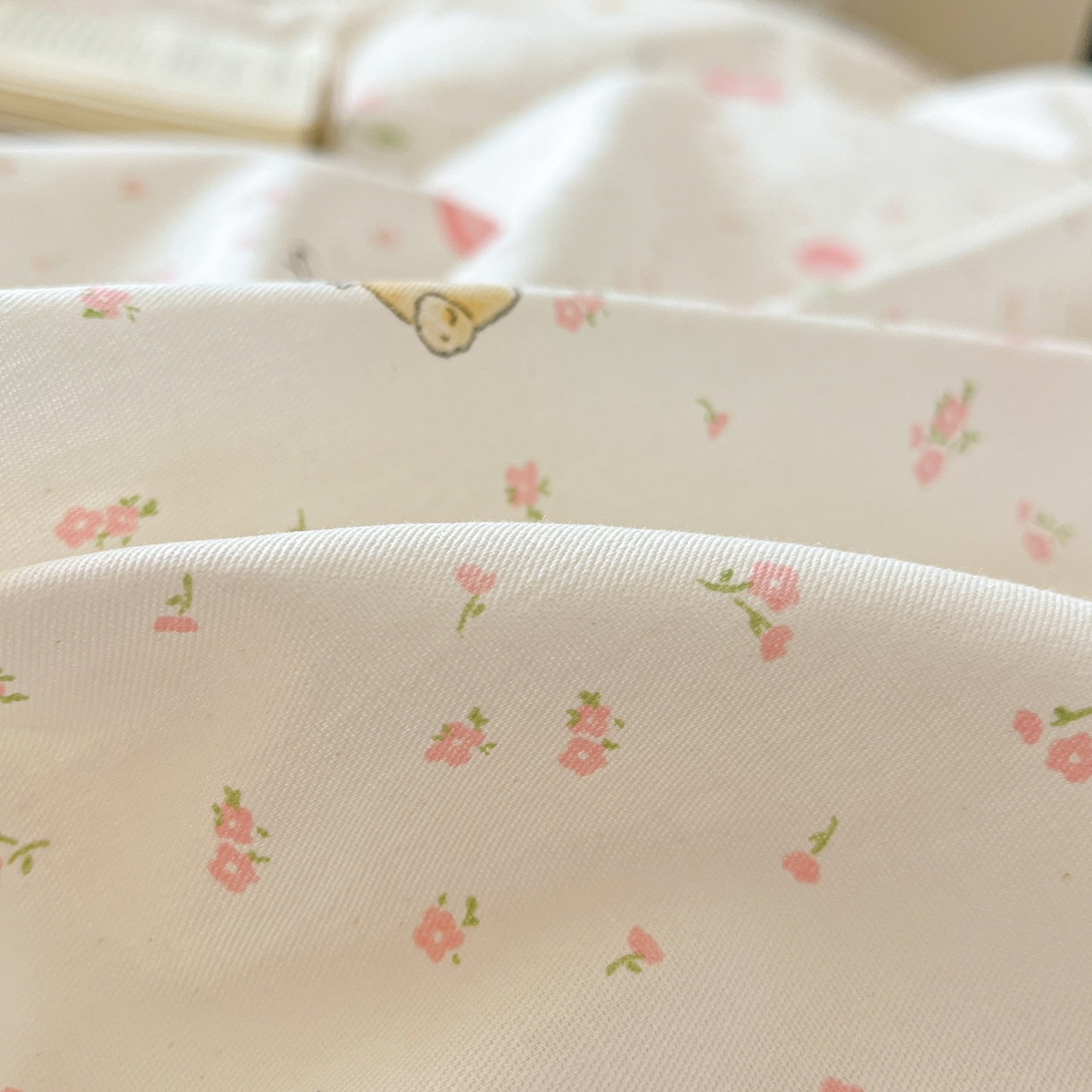 91家纺网 家纺一手货源 找家纺 花梦欣 2025新款全棉纯棉印花单品系列-多规格枕套单品枕套枕套单件 樱桃甜宠